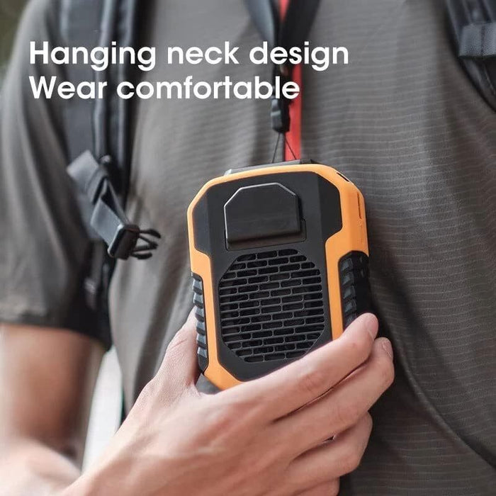 Portable Waist Clip Fan - USB Rechargeable Power Bank