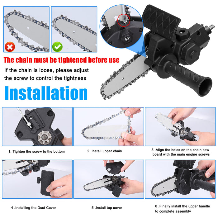 Chainsaw Electric Drill Attachment - itsjustagarage